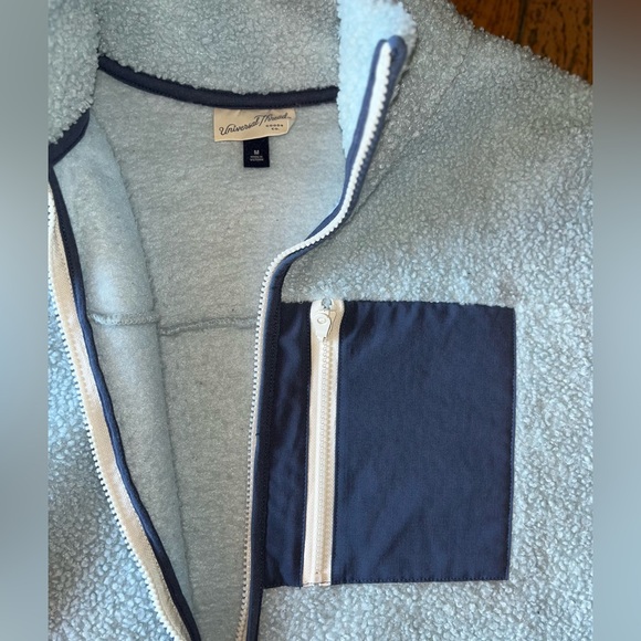 Universal thread Sherpa zip up baby blue sweatshirt/ jacket  M - Picture 6 of 6